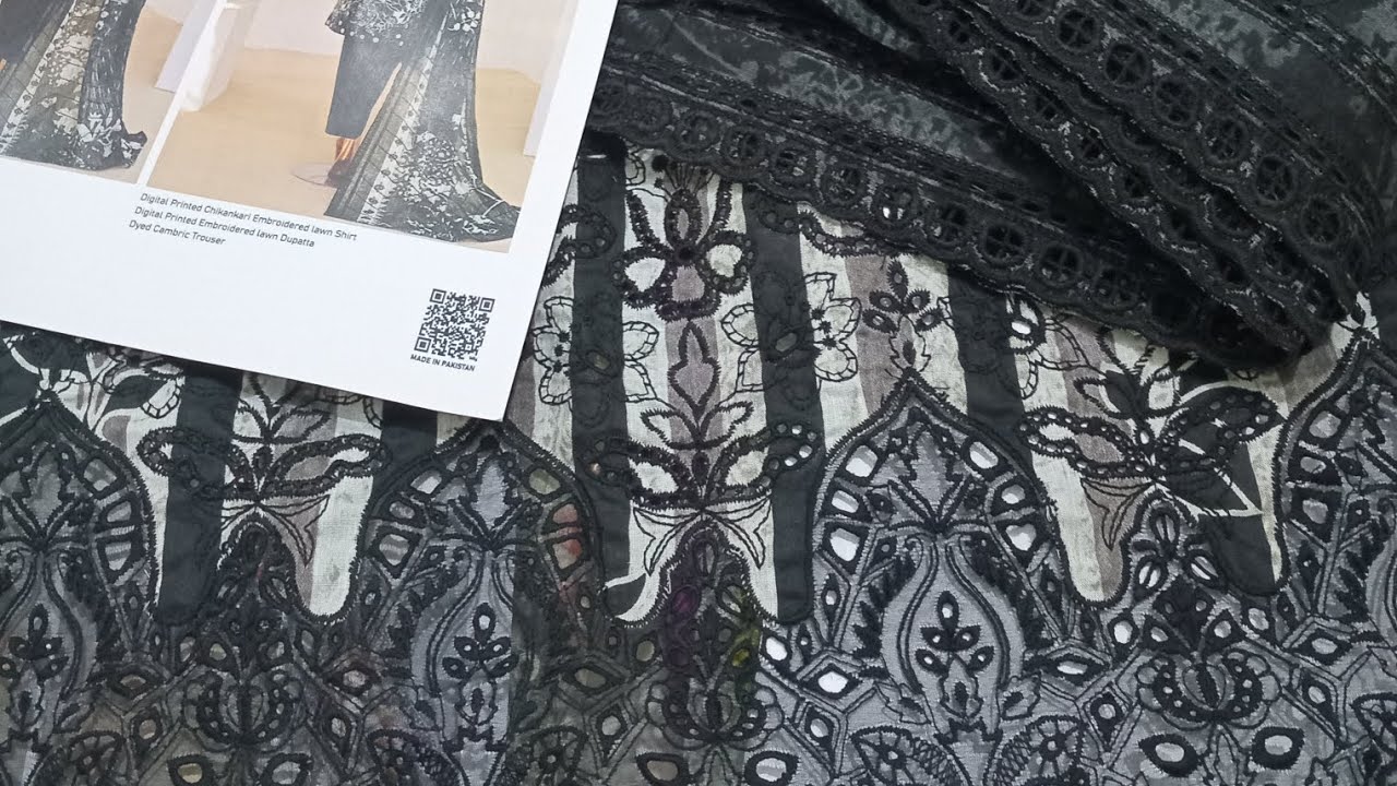 H.Z premium Embroidered chikankari Lawn 🌸✨️🛍