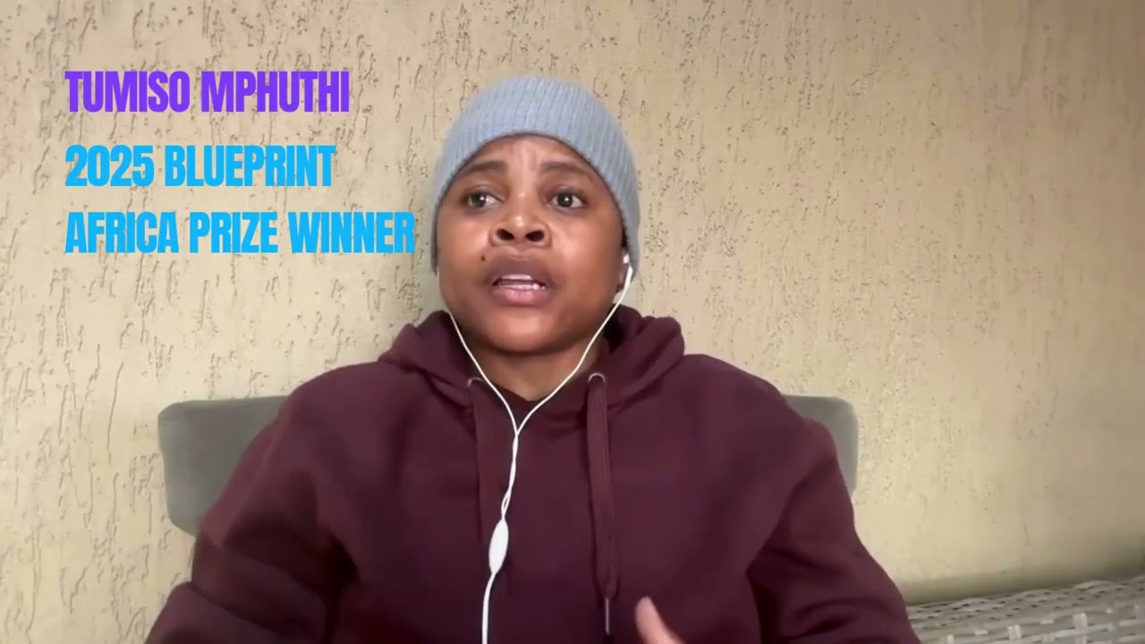 Tumiso Mphuthi, winner of the 2025 Blueprint Africa Whistleblowing Prize