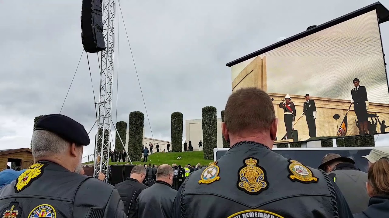 RTTW 2017 . Bikers fall silent