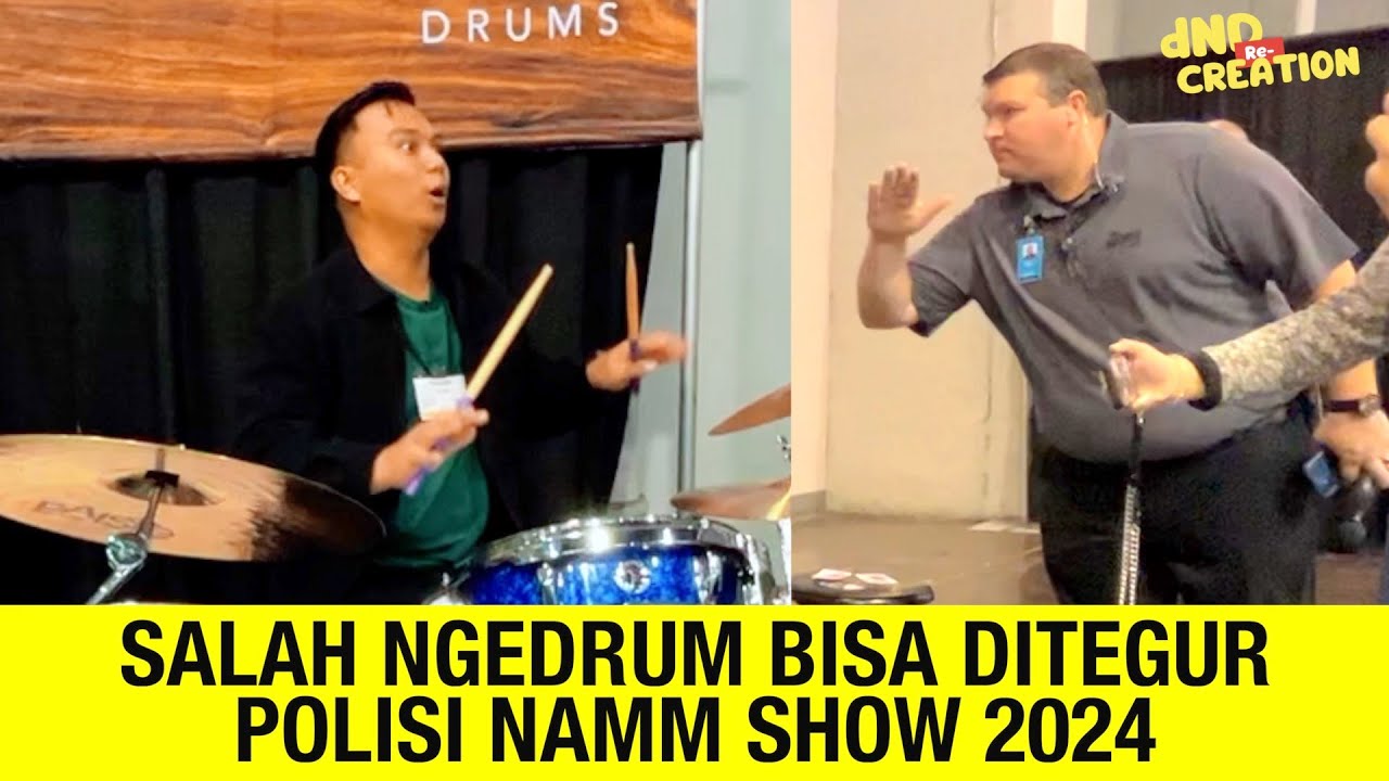 YOIQBALL DITEGUR POLISI NAMM SHOW 2024 GARA GARA INI