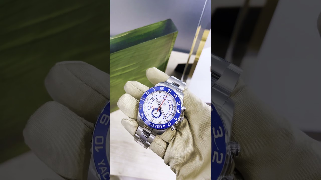 2019 Rolex Yachtmaster II 44mm Stainless Steel - &pound;14,995 #rolex #watches #luxurywatches