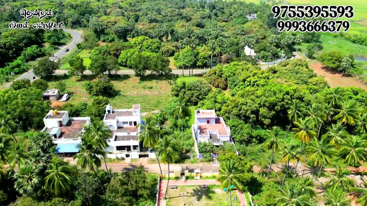 🌴🏠#தென்காசி |#குற்றாலம் #குமாரர் கோவில் மின்நகர் மெயின் ரோட்டில் 7.5சென்ட்  பிளாட் விற்பனைக்கு 👌🏻😍🏠🌴