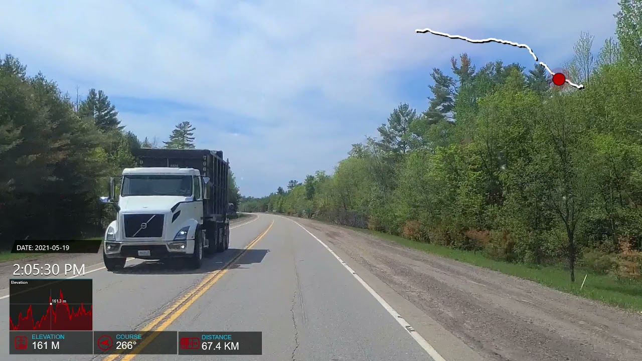 ON-Highway-17 | Ottawa - Sudbury Onboard Time lapse