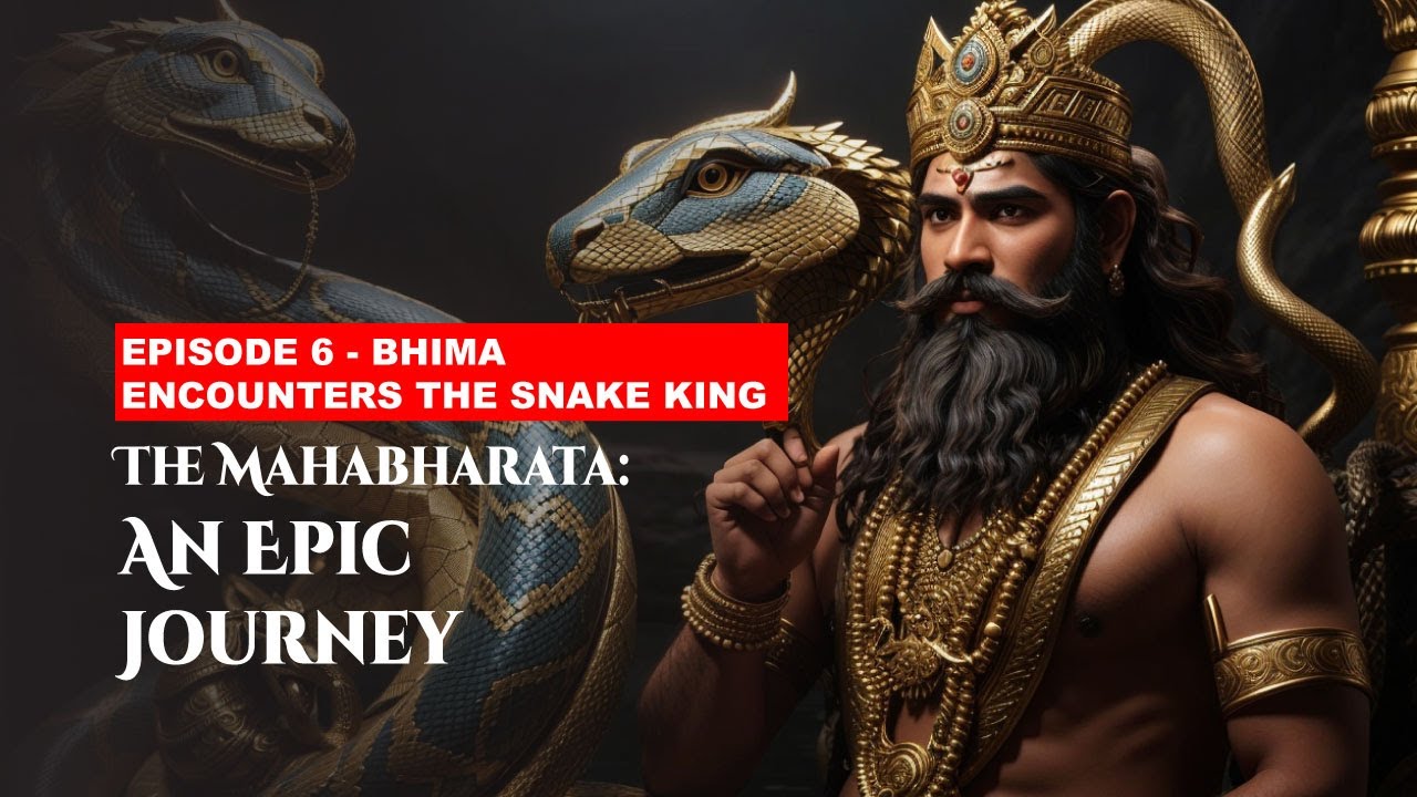 🌊 Bhima's Underwater Ordeal: Encounter with Vasuki, the Snake King!