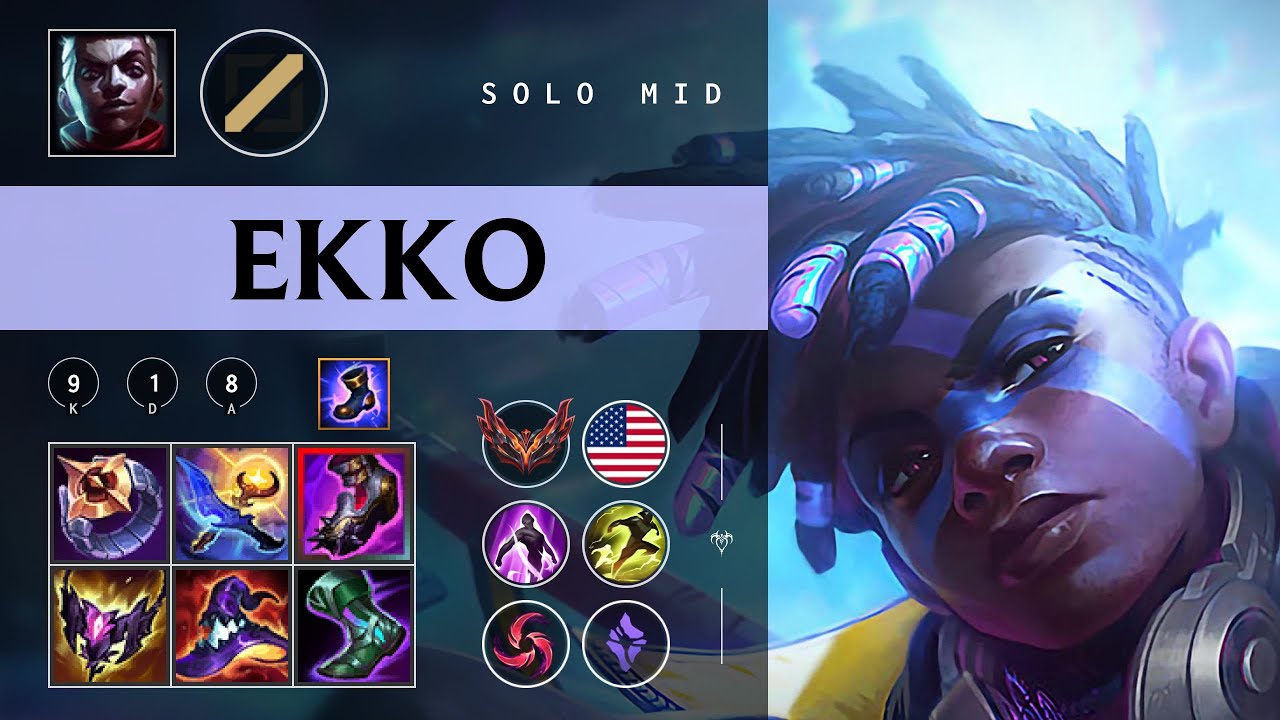 Ekko Mid vs Akshan - NA Grandmaster Patch 26.01