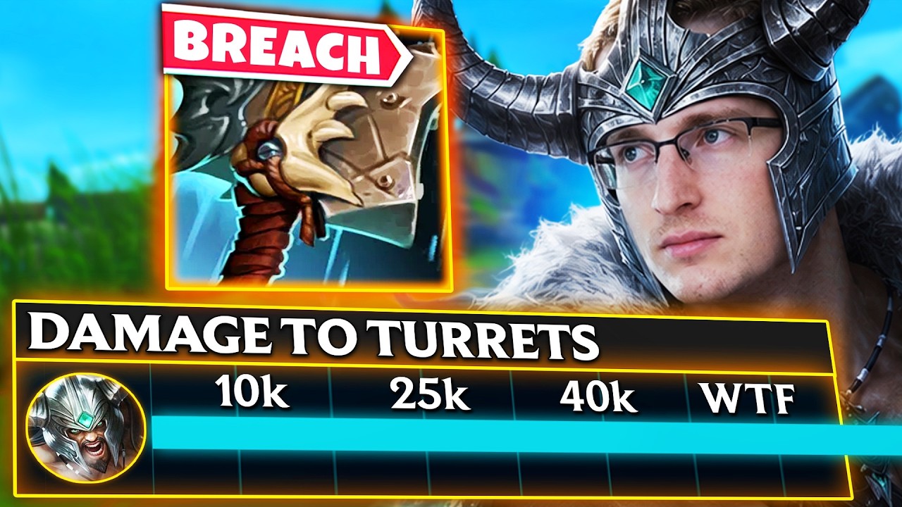 Как закончить игру, играя только через сплит-пуш (BREACH TRYNDAMERE)