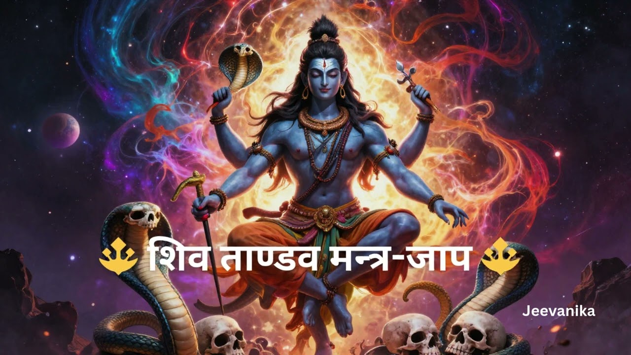 Shiv Tandav Mantra Jaap | Intense Shiva Tandava Mantra Loop | Har Har Mahadev