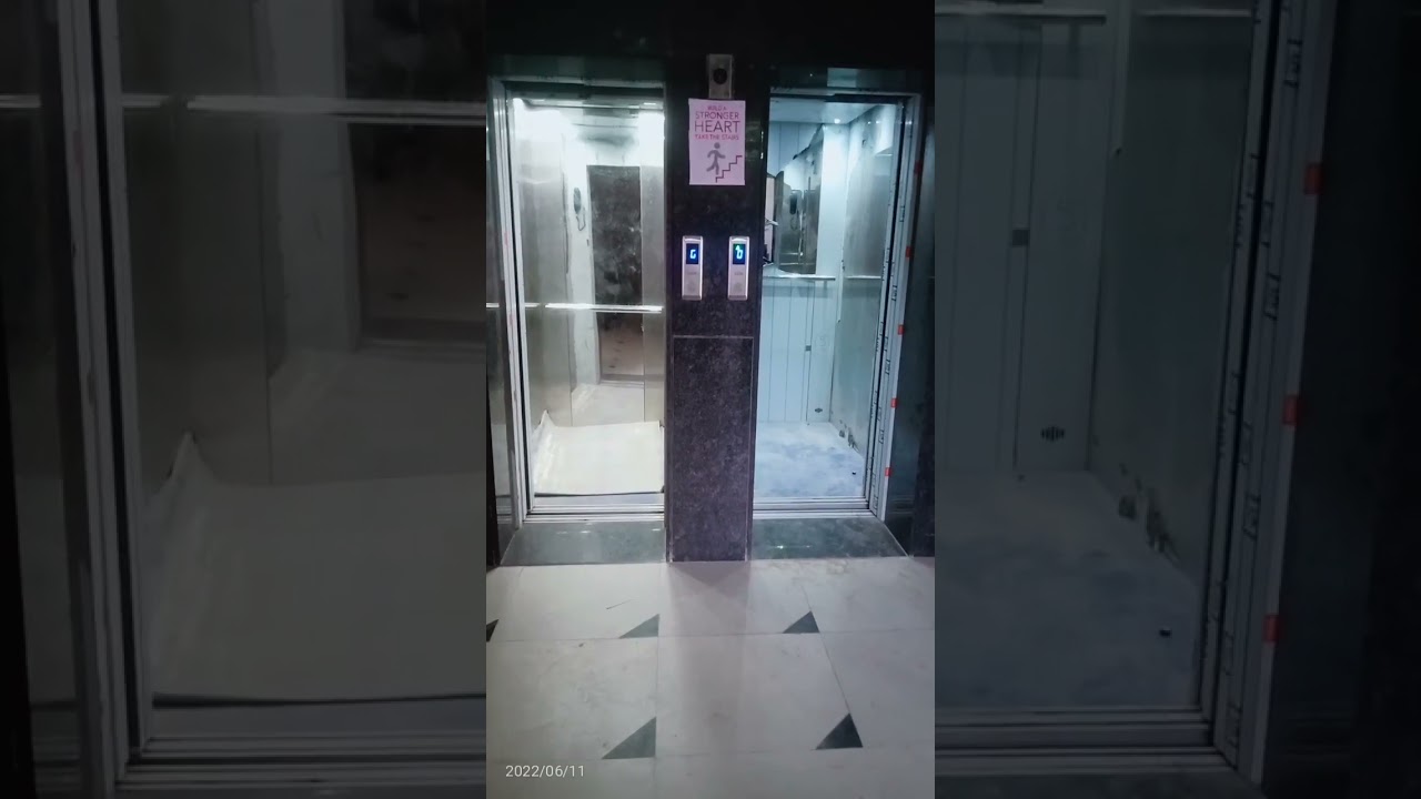 G+7 Gearless Machine Lift Gear Machine Lift SS Cabin Small Vision Automatic Door SuperFast Elevator
