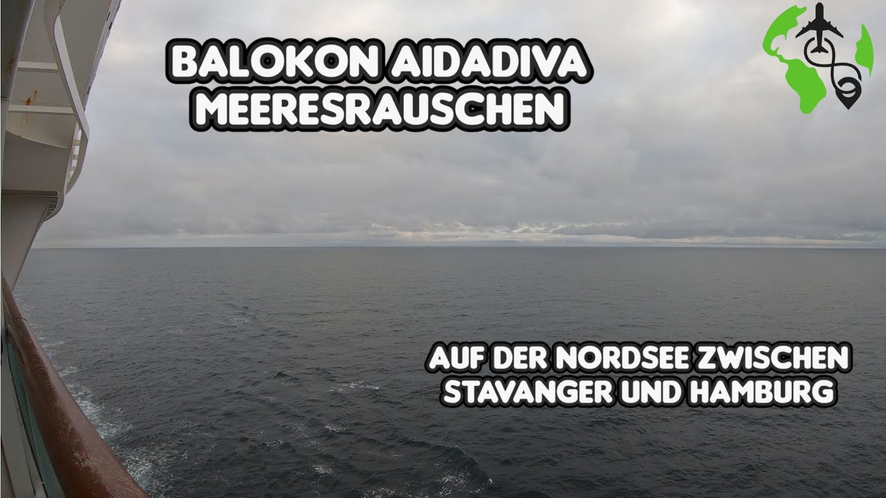 Nordsee Weite – Blick von der AIDAdiva Balkonkabine | Pure Entspannung und Meeresrauschen