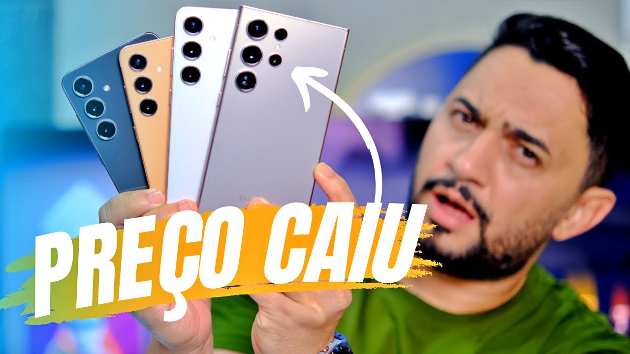 URGENTE: Pre&ccedil;o CAIU S24 Plus, S24 Ultra ✨ E Unboxing S25 PLUS AZUL