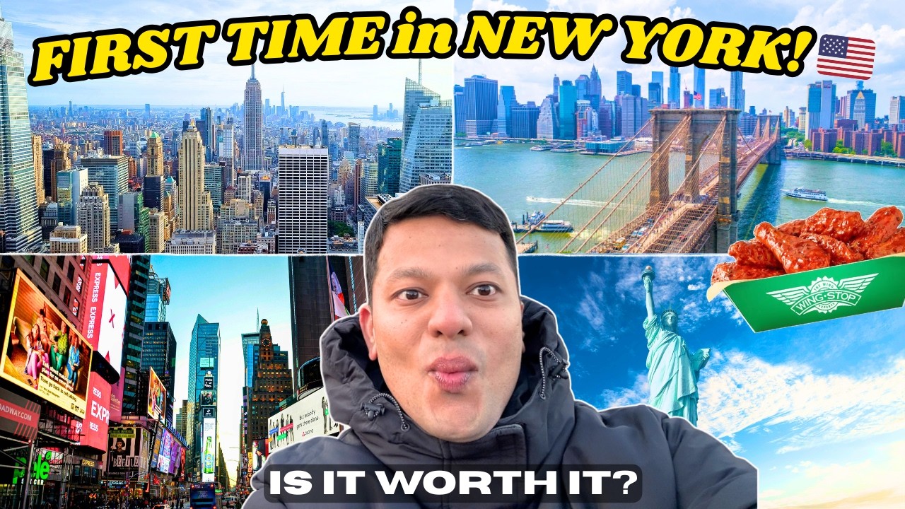 ВПЕРВЫЕ В НЬЮ-ЙОРКЕ! 🗽 Полное руководство: Таймс-сквер, Бруклинский мост и еда!