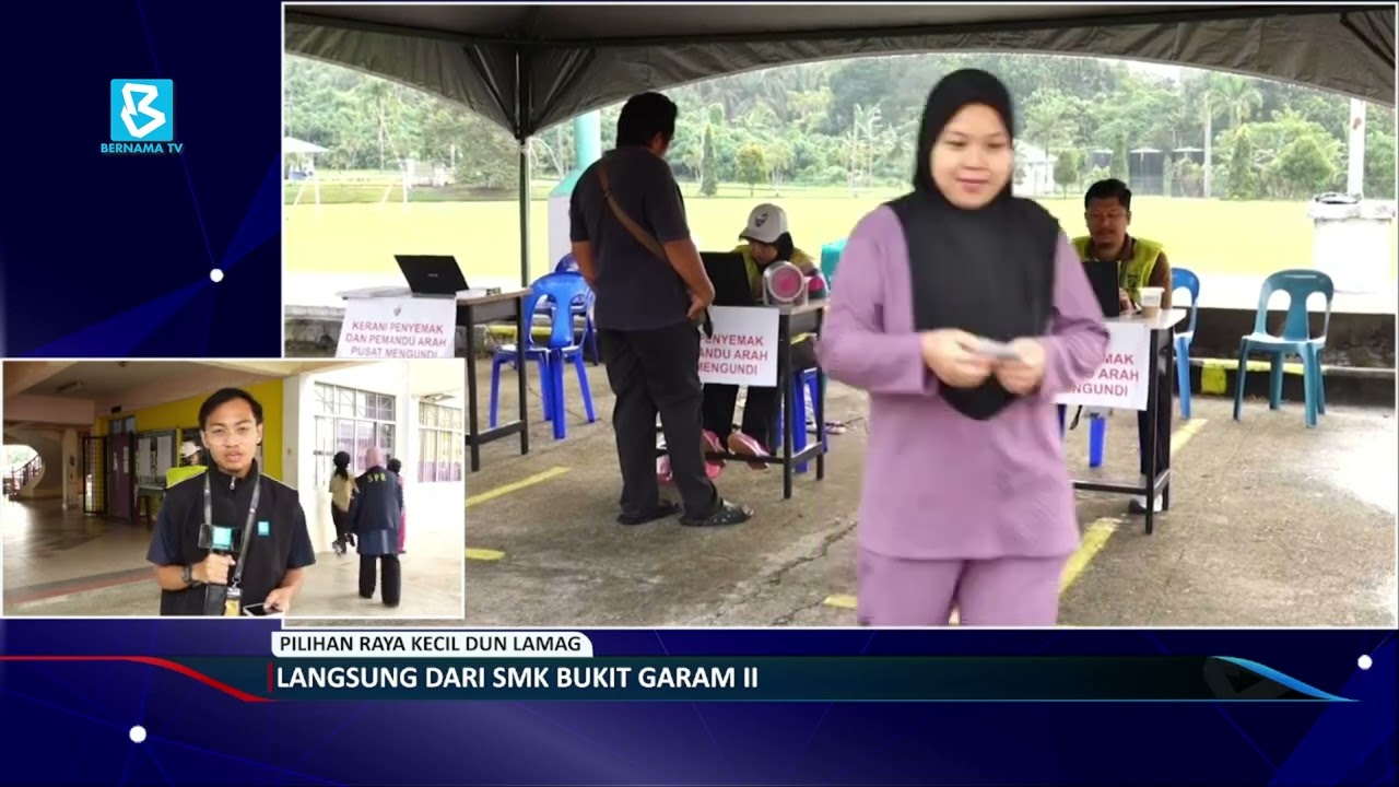 Pilihan Raya Kecil Parlimen Kinabatangan dan DUN Lamag: Langsung dari SMK Bukit Garam II
