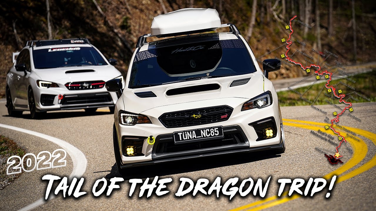 Tail of The Dragon Trip 2022 [ IT ACTUALLY SNOWED!! ]  Full POV Front view of the Dragon + MORE!!