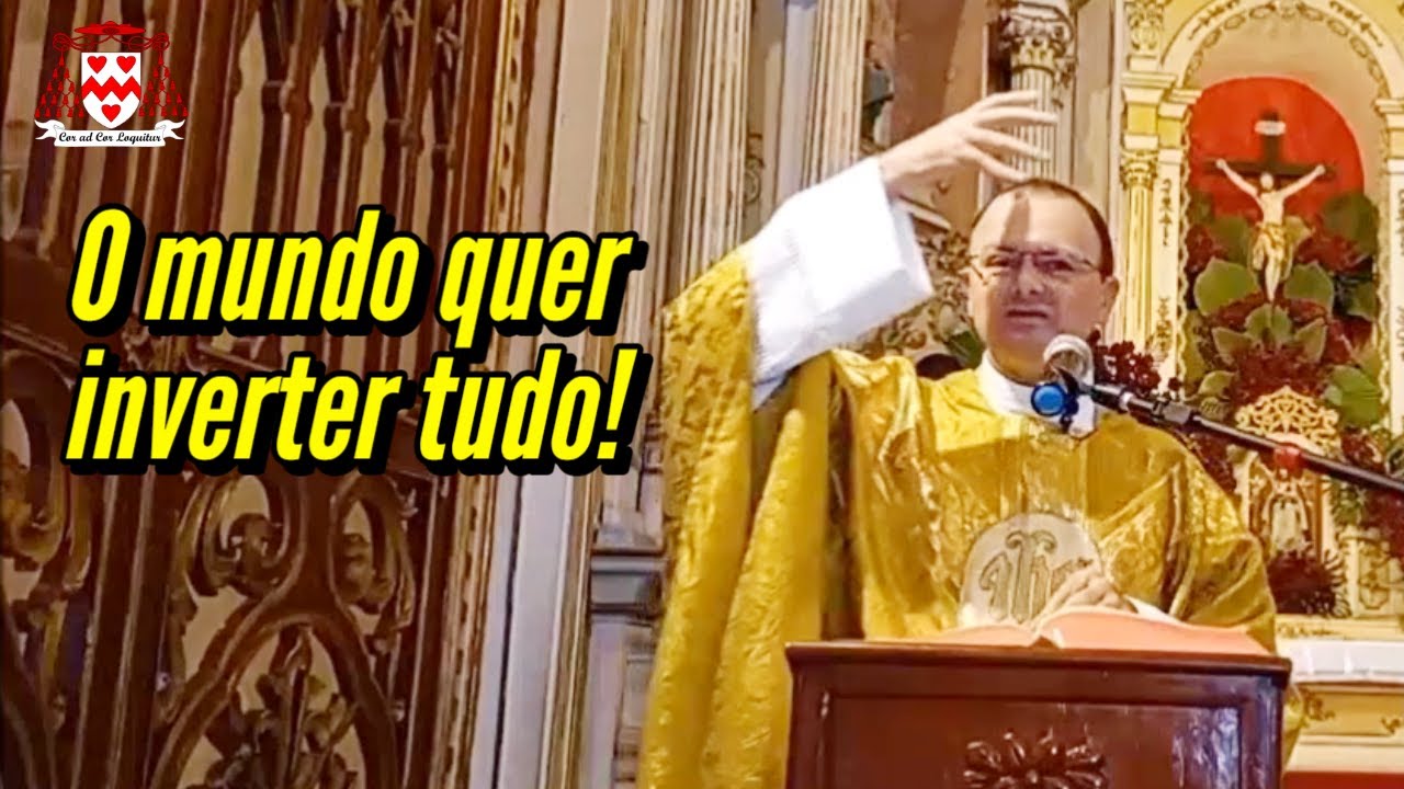 “O mundo deseja fazer com que todos comecem a entender o mal como um bem” (Pe. Francisco de Assis)