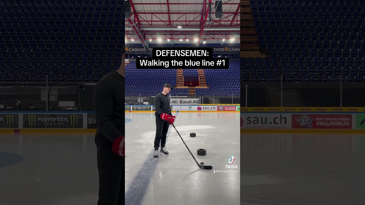 🏒 Ds: Walking the blue line #hockeydevelopment #bauerhockey #hockeyshooting
