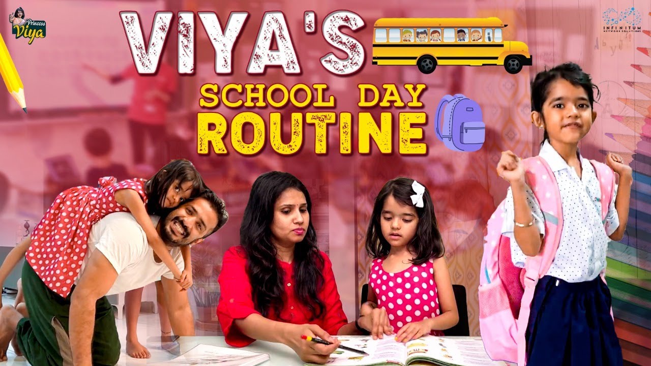 Viya's School Day Routine || Princess Viya || Infinitum Media