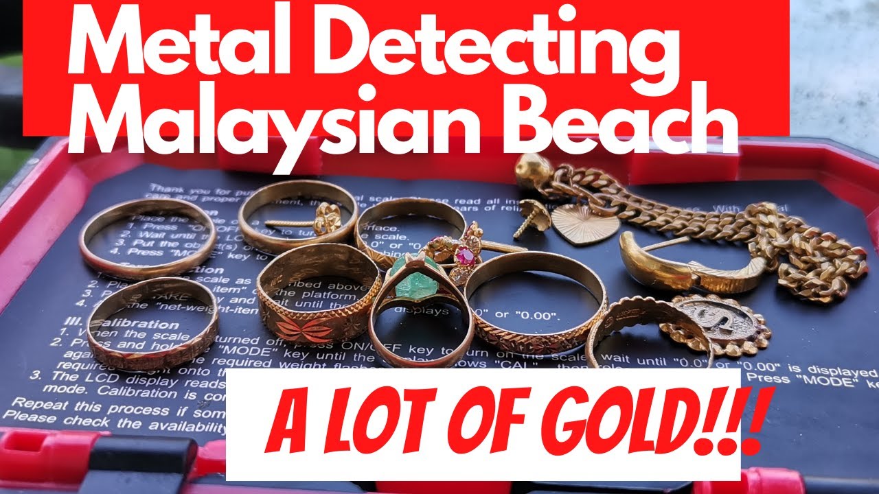 Hasil Sebulan Mengesan Emas dengan Alat Pengesan Logam / Metal Detector Malaysia