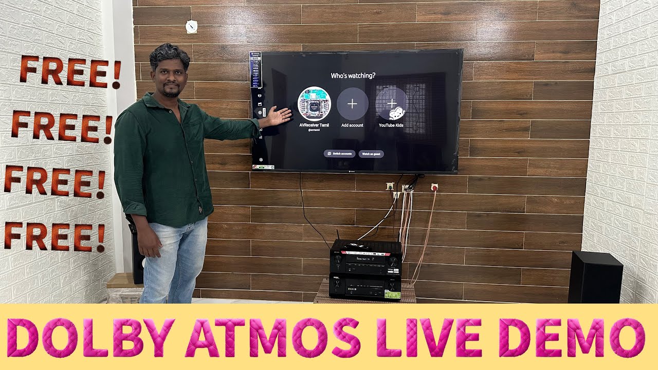 Free DOLBY ATMOS Live DEMO at MADURAI | Denon AVR-X1800H 