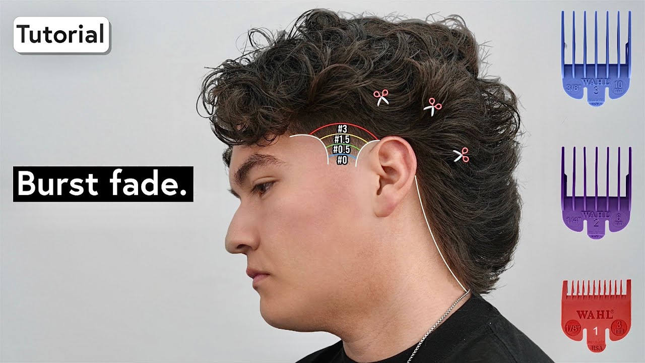 Modern Mullet Barber Tutorial with Scissors | Step by Step Low Taper