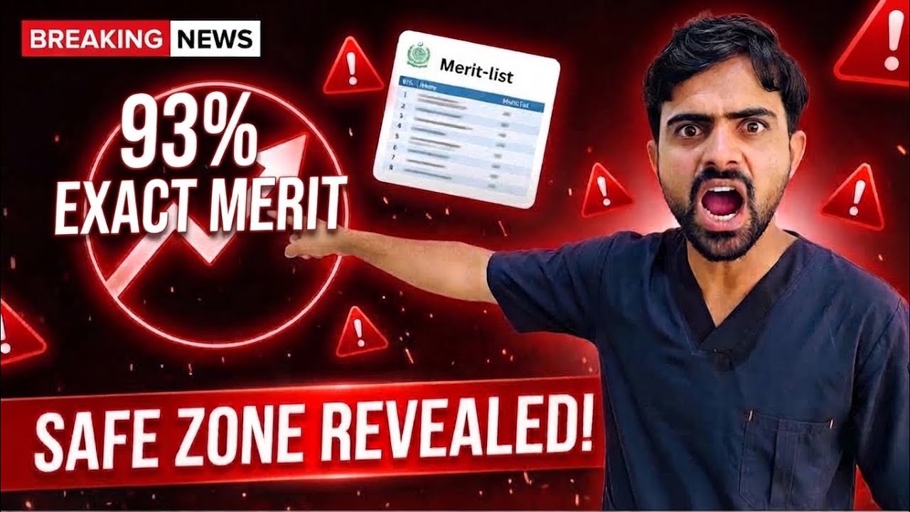 MDCAT 2026 Expected Merit For Public & Private Medical Colleges | PMDC Updates