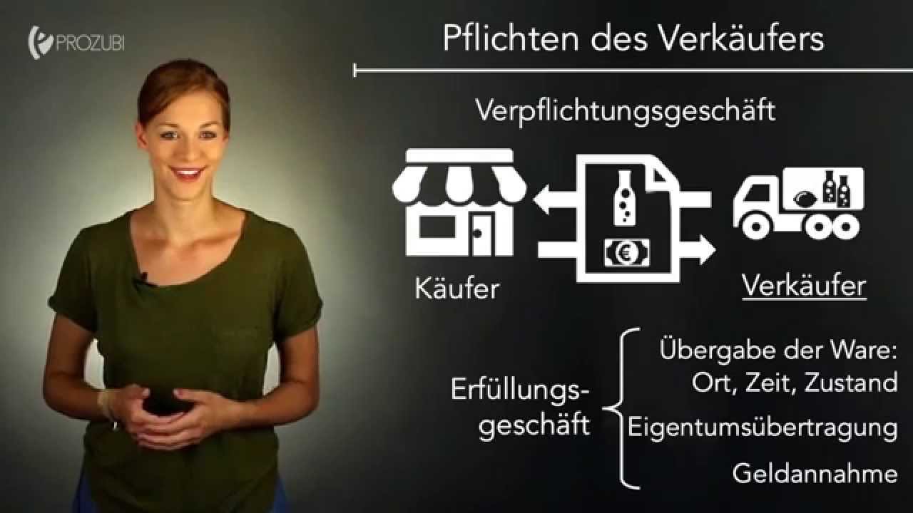 Erfüllung eines Kaufvertrages | Wissen für die Ausbildung | Prozubi.de