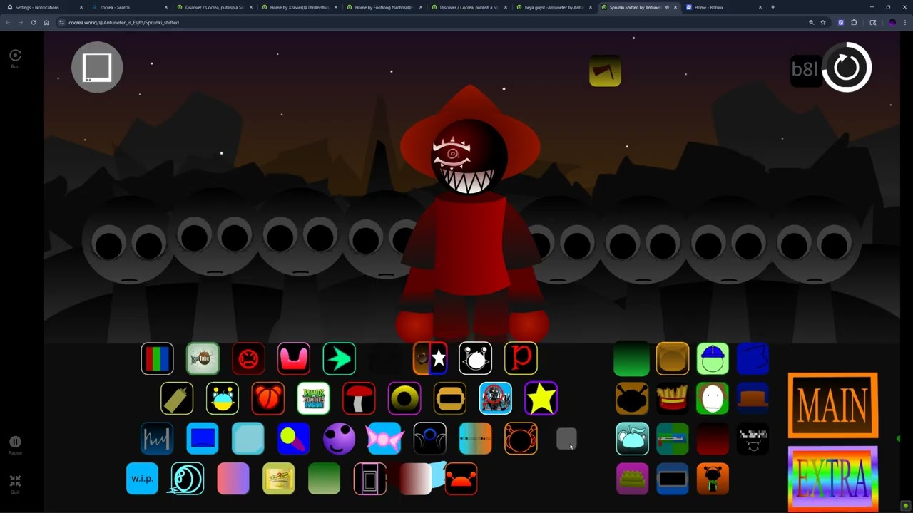 Showcase of sprunki shifted (New update lol)