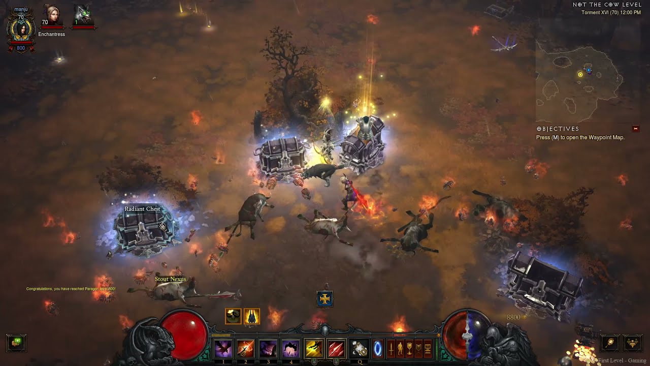Diablo 3 Cow Level - Torment 16 (Hardest Difficulty)