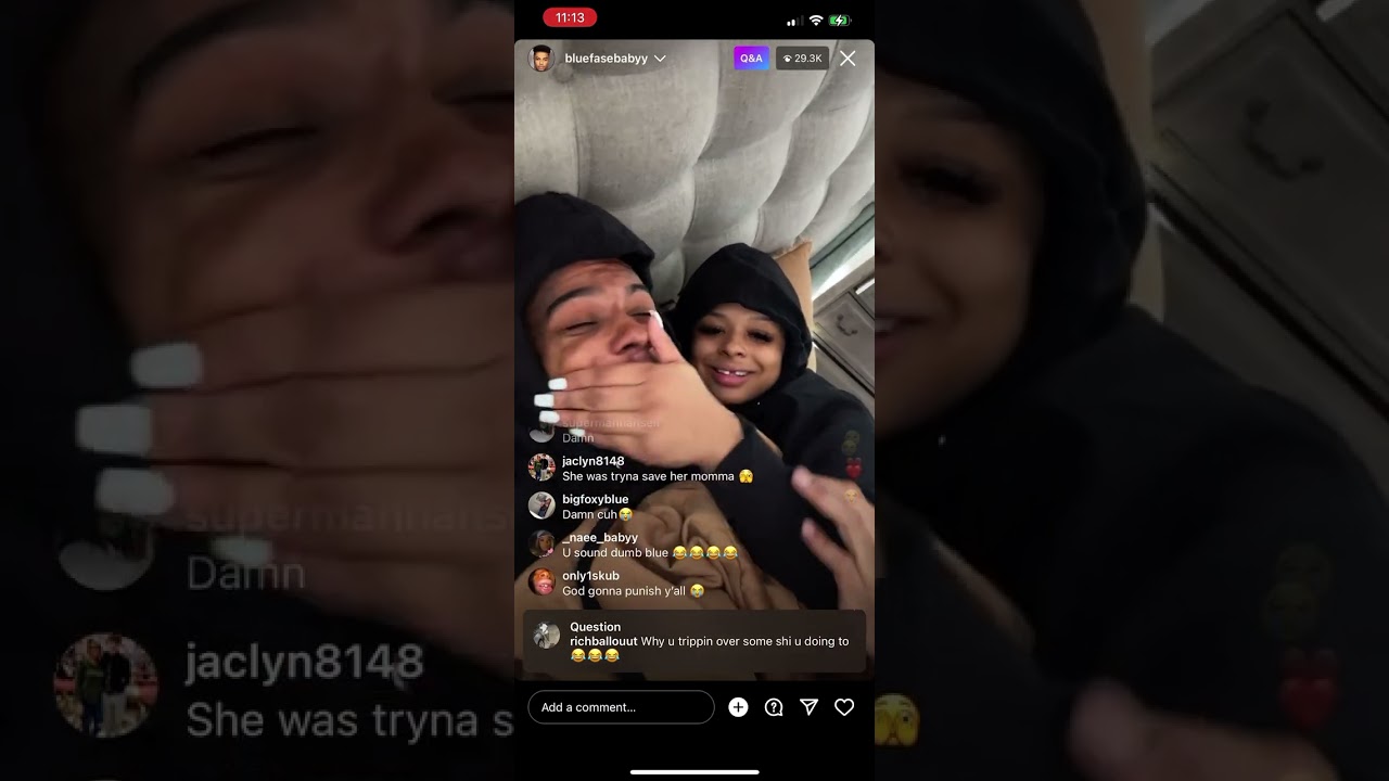 Blueface & Chrisean Rock Beef over LIL BABY *FUNNY* #viral #blueface #chriseanrock