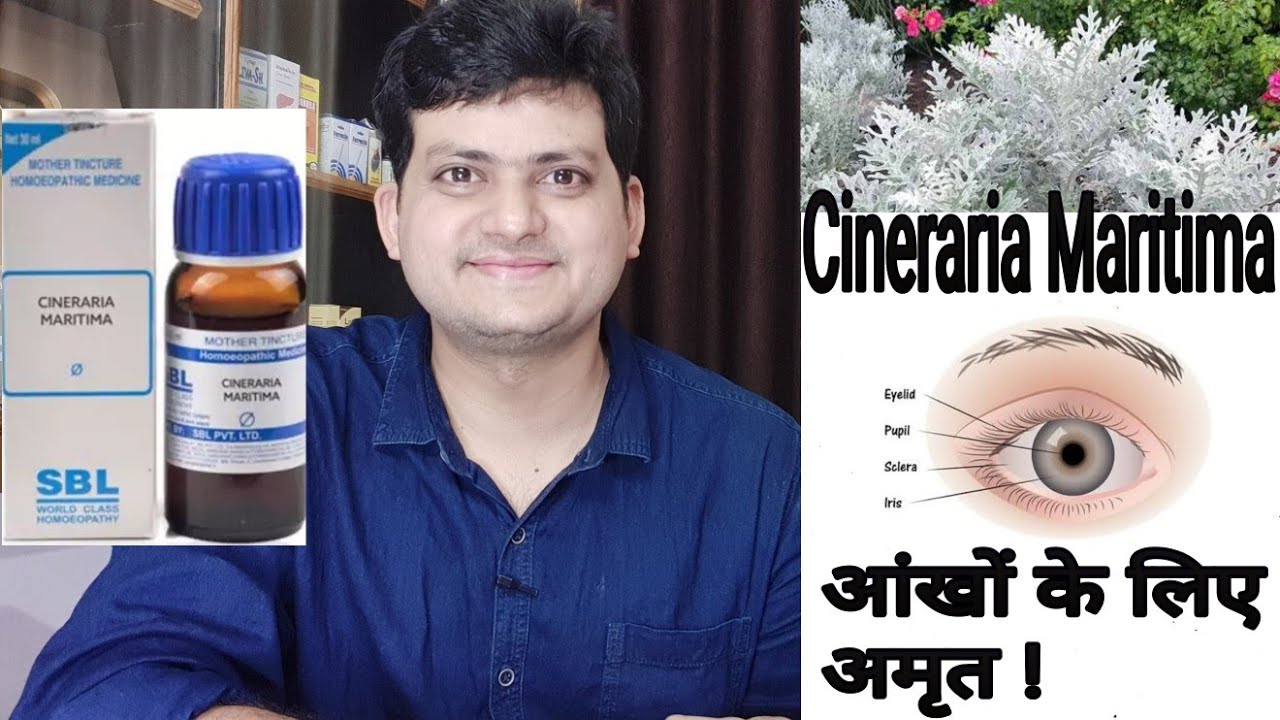 Homeopathic medicine Cineraria Maritima For eye problems and vision defects ? use and symptoms