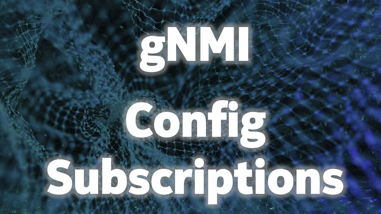 Config Subscription gNMI extension proposal