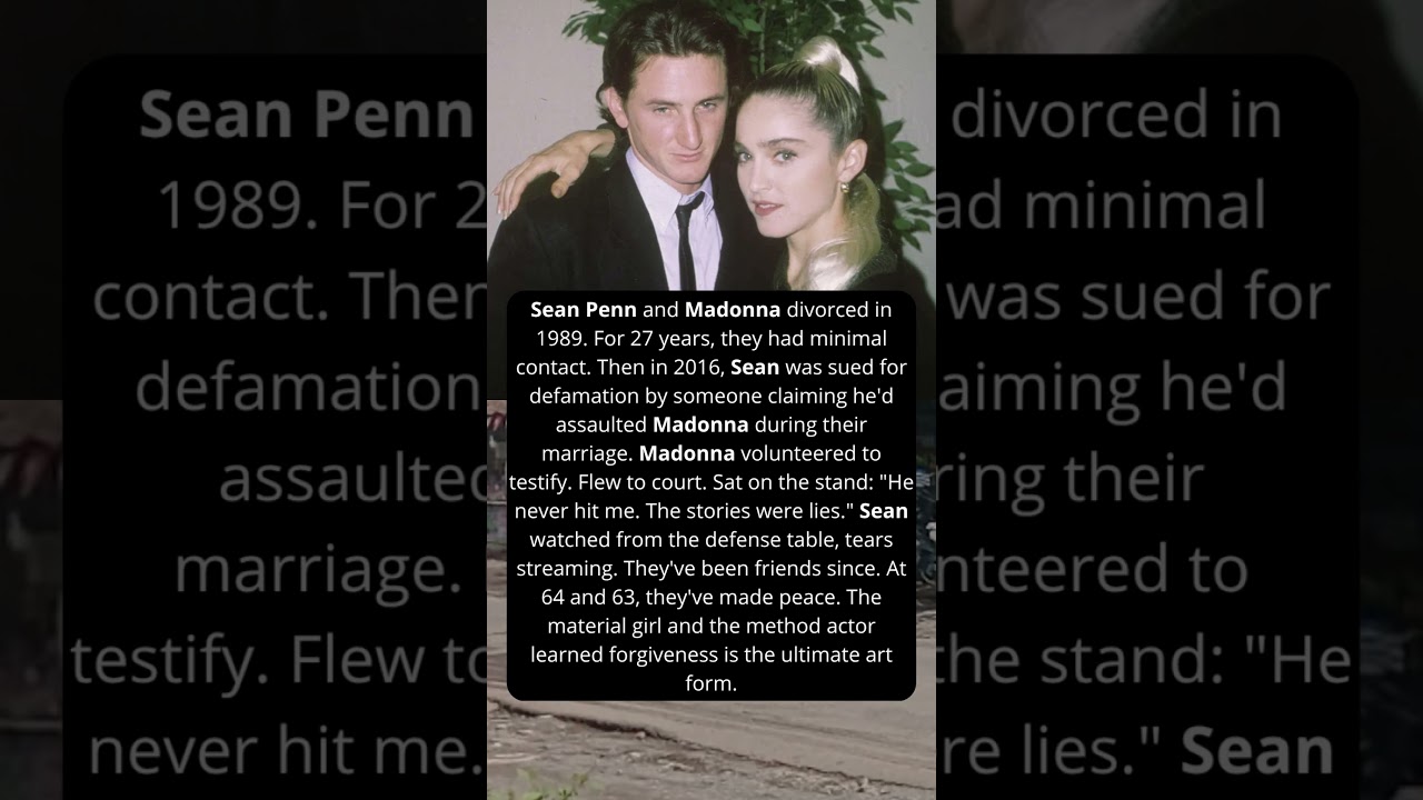 Prawda po 27 latach #historie #seanpenn #madonna #prawdziwahistoria #prawdziwamilosc #emocjonalna...