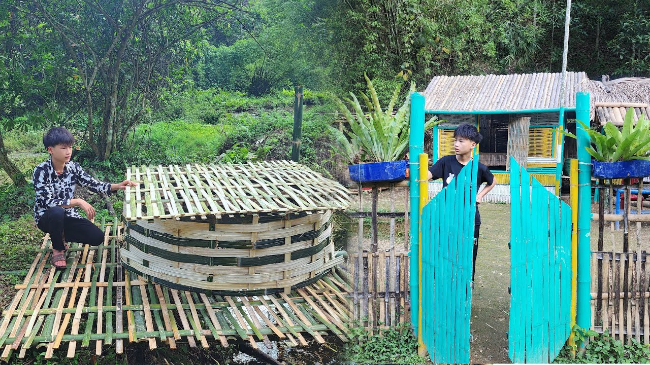 Long Video: 300 days of building a farm and surviving in the wild forest of an orphan boy.
