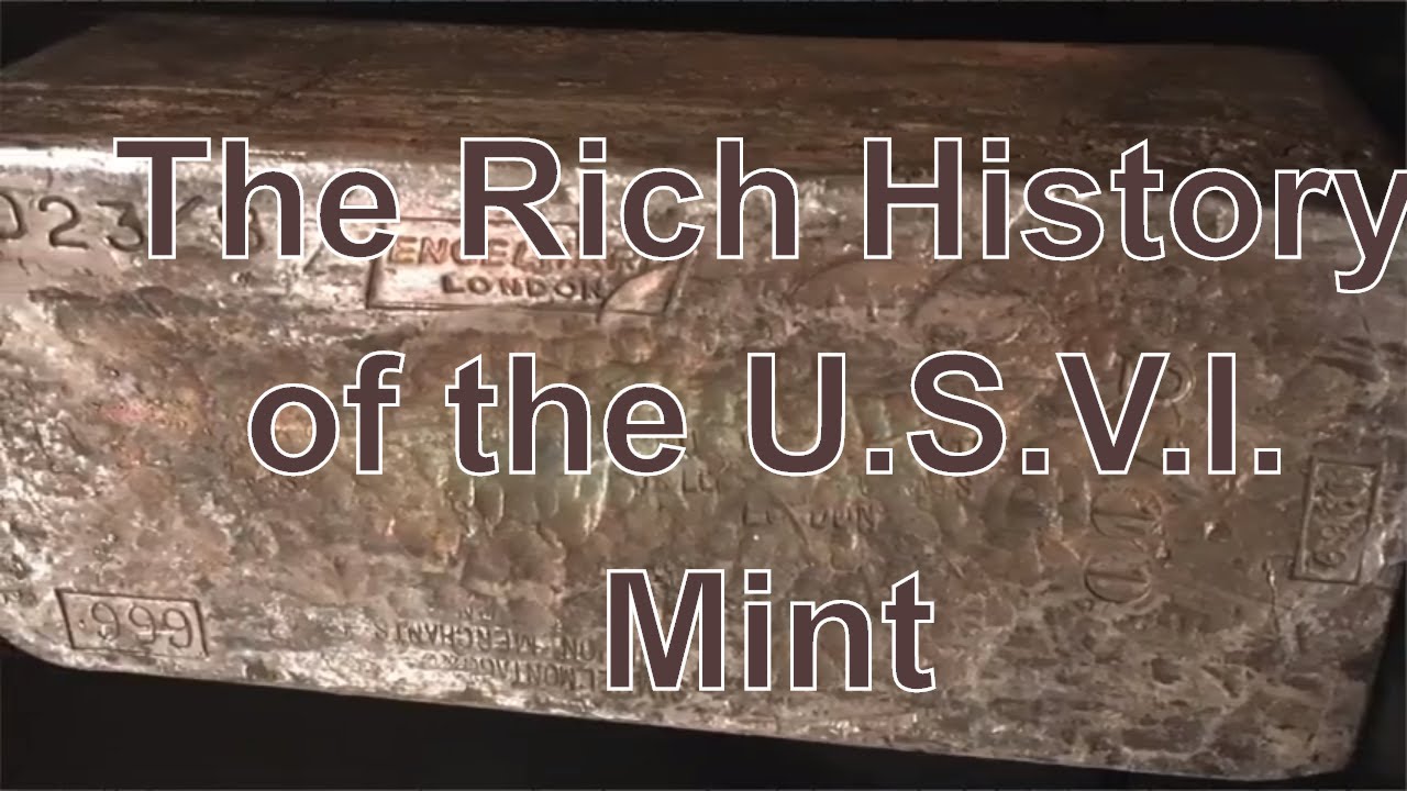 The Rich History of the U.S.V.I. Ingot Co. and my new TEN OUNCE A-MARK silver  Ingot : )=