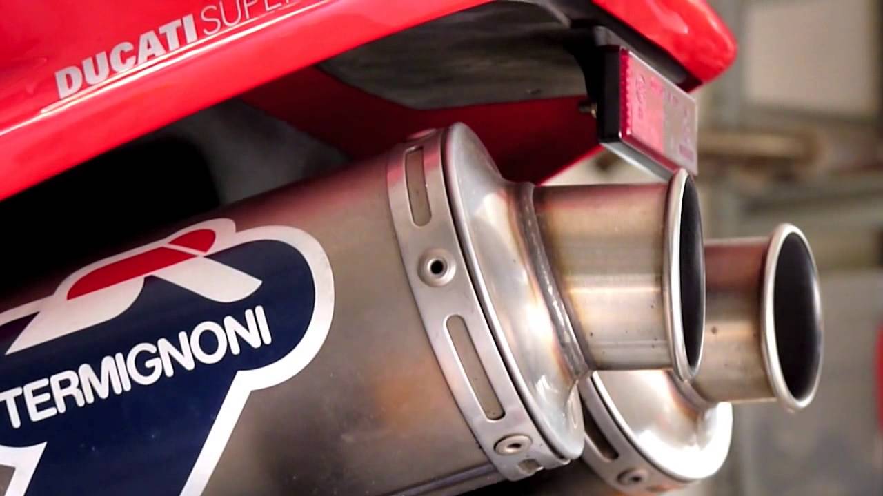 Ducati 748 Titanium Termignoni Exhaust  Sound