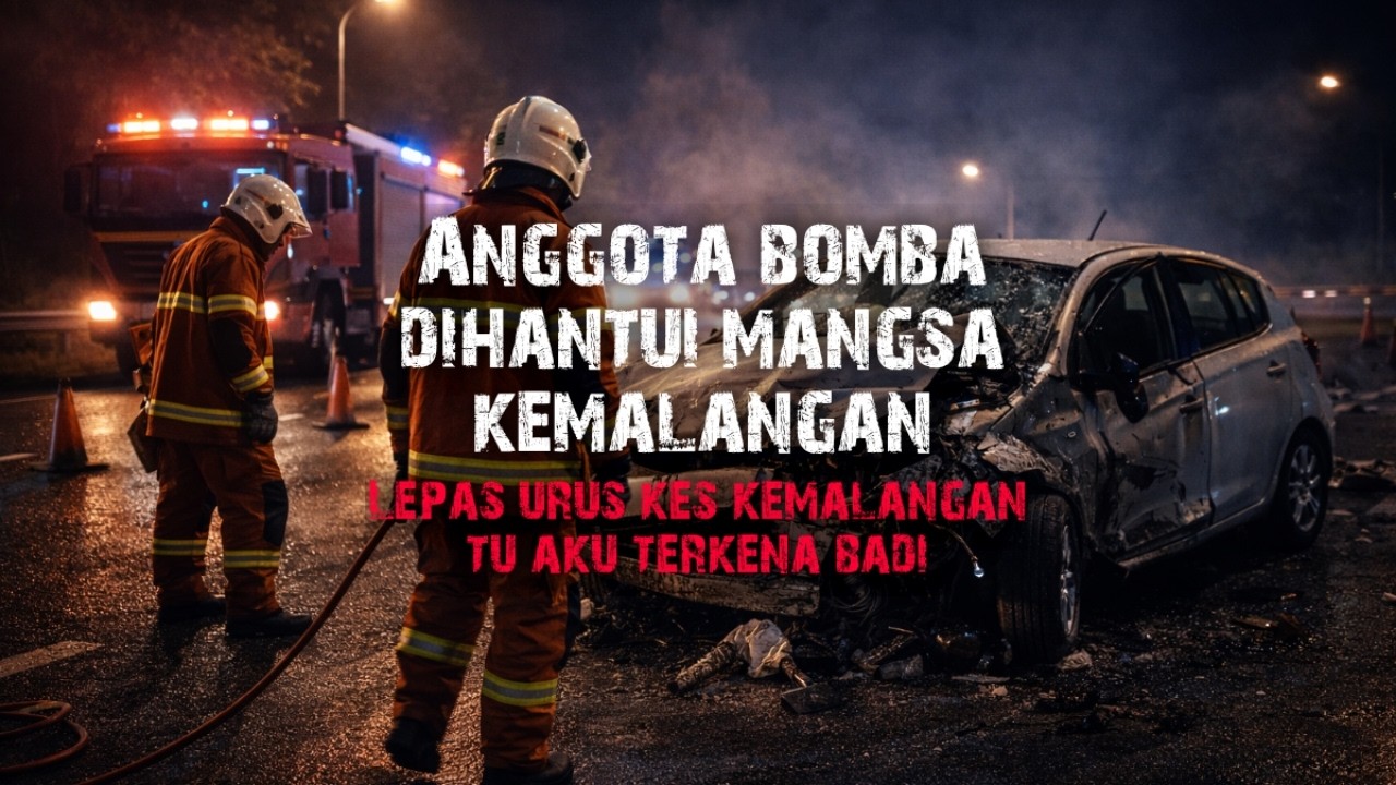 MEREMPAT TIDUR TEPI PANTAI DESARU - ANGGOTA BOMBA TERKENA BADI MAYAT