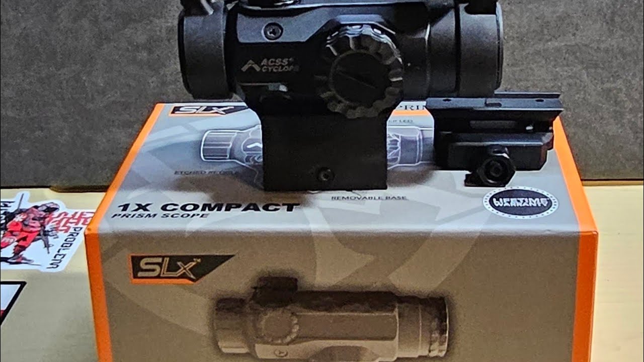 Primary Arms SLx Compact 1x20mm Prism Scope - ACSS Cyclops Reticle