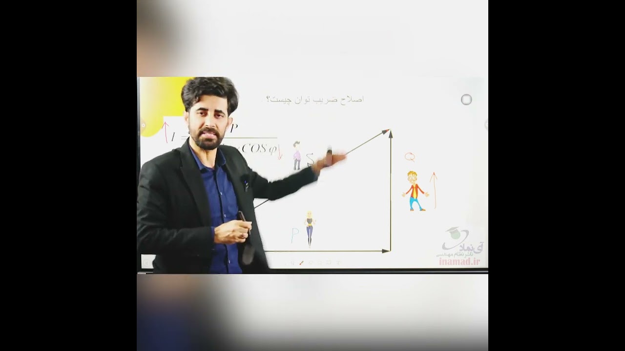 اصلاح ضریب توان توسط خازن آزمون نظام مهندسی برق