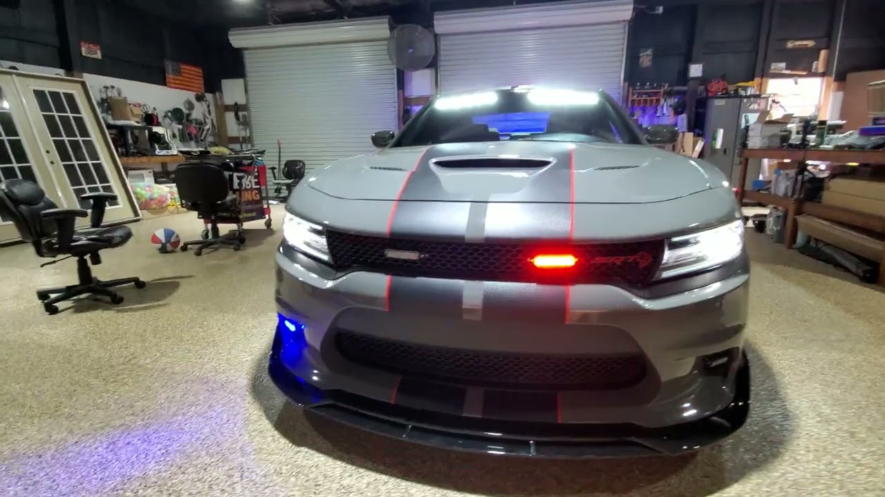 ILMODS - Dodge Charger SRT Hellcat with Speed tech Lights & Feniex, new Bumper Lip, Police Off-Duty