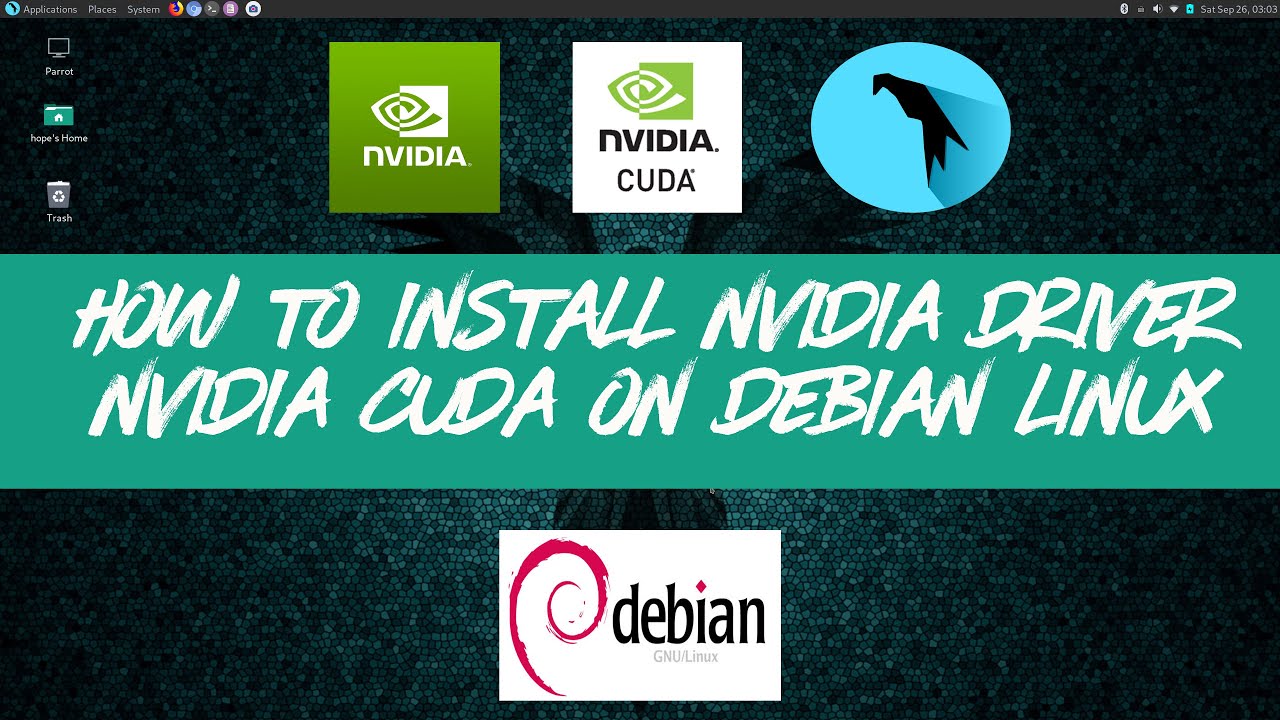 Как установить драйвер NVIDIA и набор инструментов NVIDIA CUDA в Parrot OS (Debian GNU/Linux)