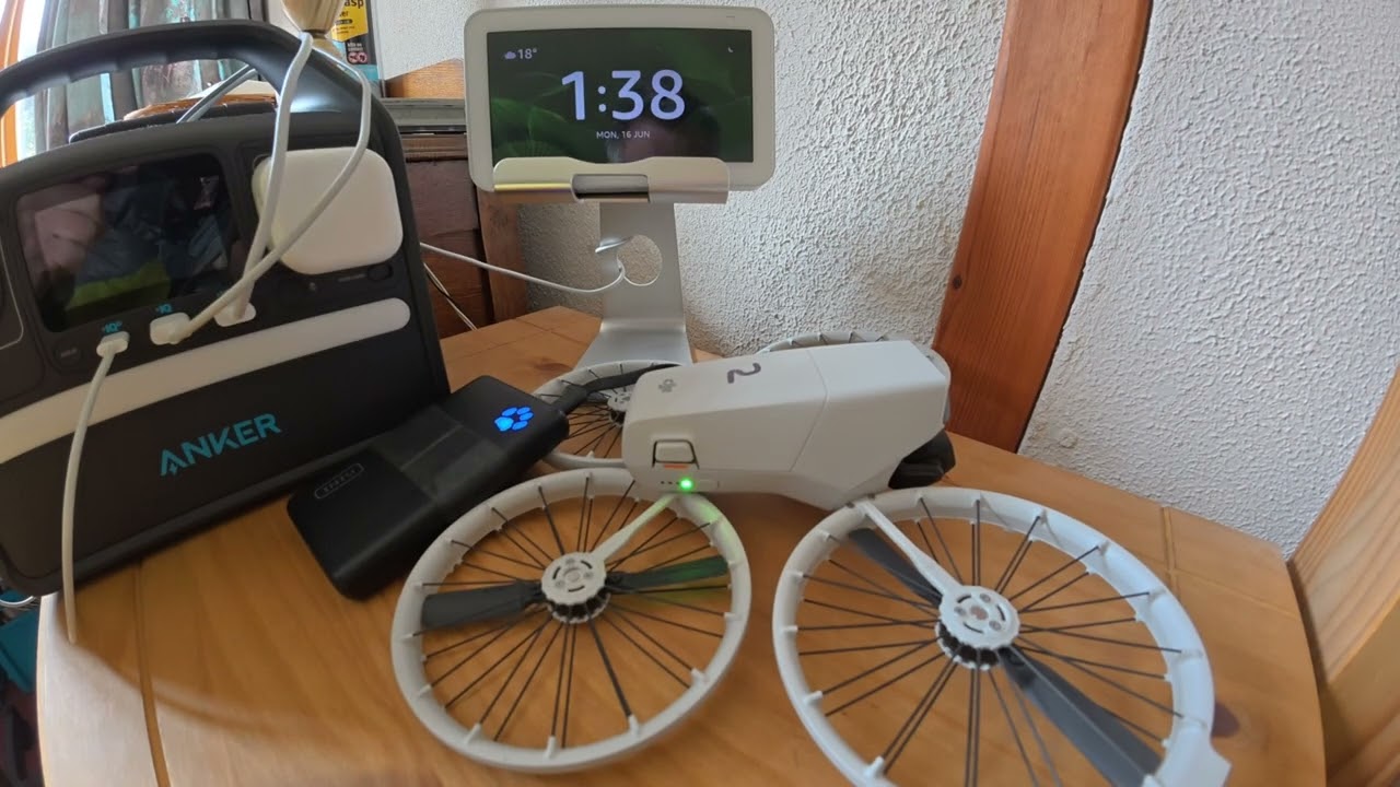Charging the DJI Flip with the Inui 45 Watt battery pack!