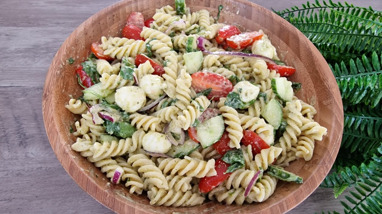 Pasta Salad with pesto 🥗 