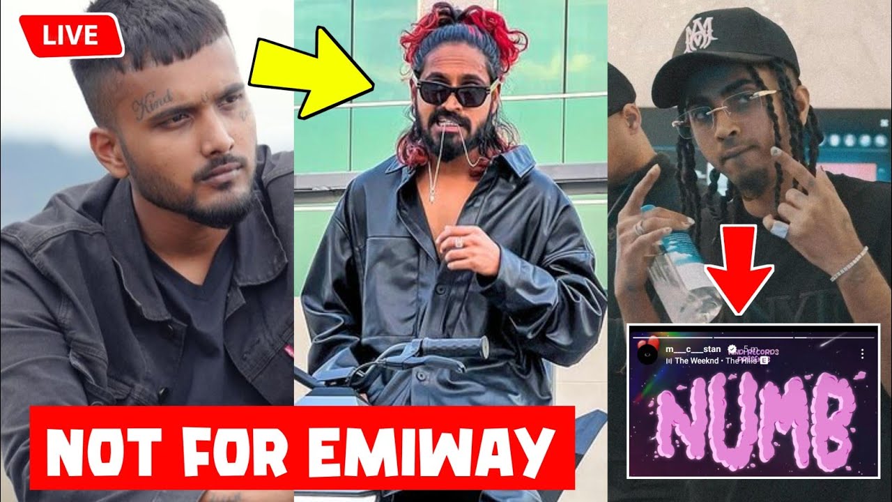 Mc Stan Song - NUMB 🔥 | Mc Insane Live Talking About Emiway Bantai And His Storie
