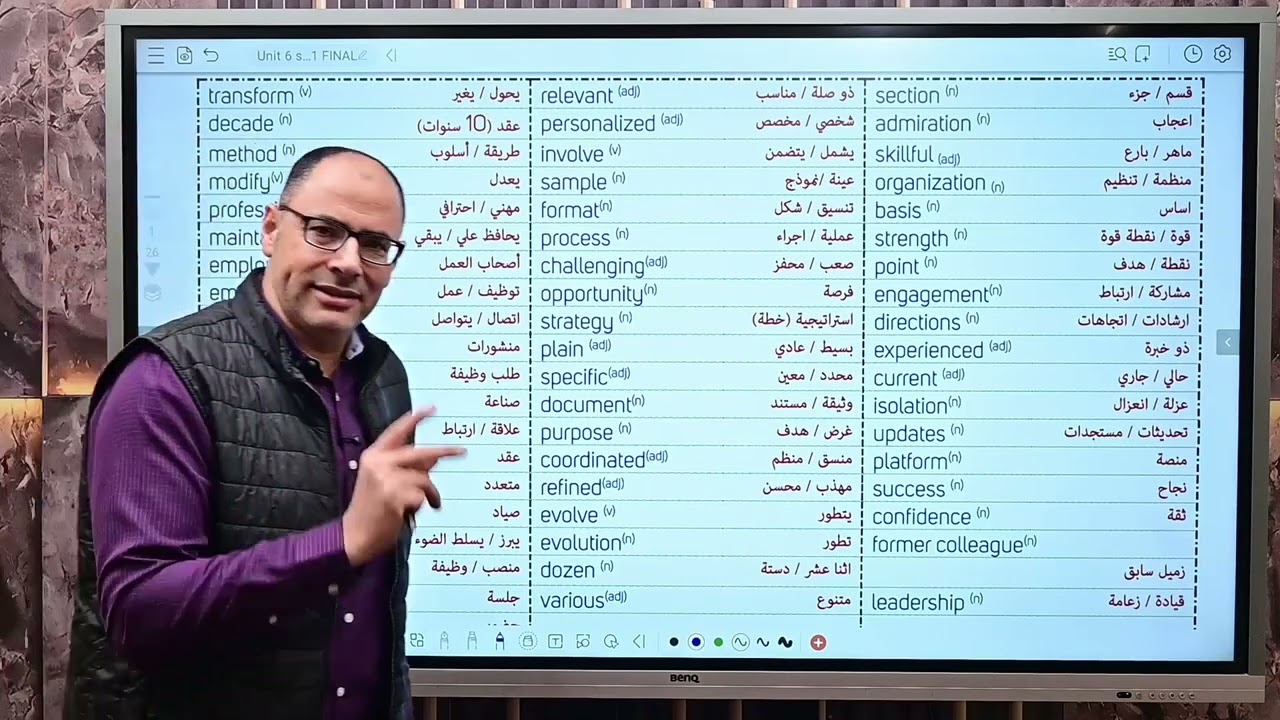 SEC 1 UNIT 6 PART 1 VOCAB 