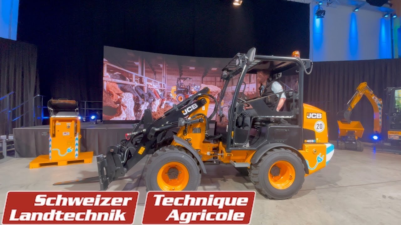 JCB «403E»: un pack de batteries en lieu et place d’un moteur diesel