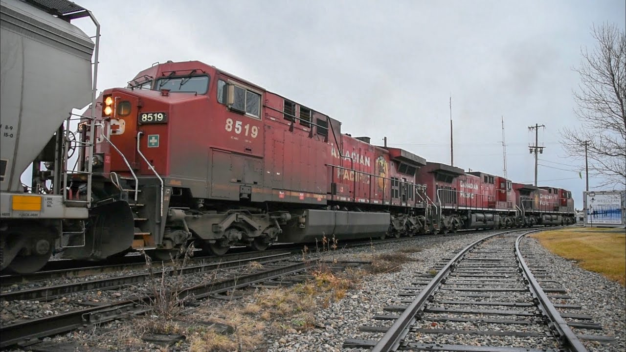 TVR Rail Spotting HD: (Vol.4) Railfanning at CP Alyth Yard Calgary AB