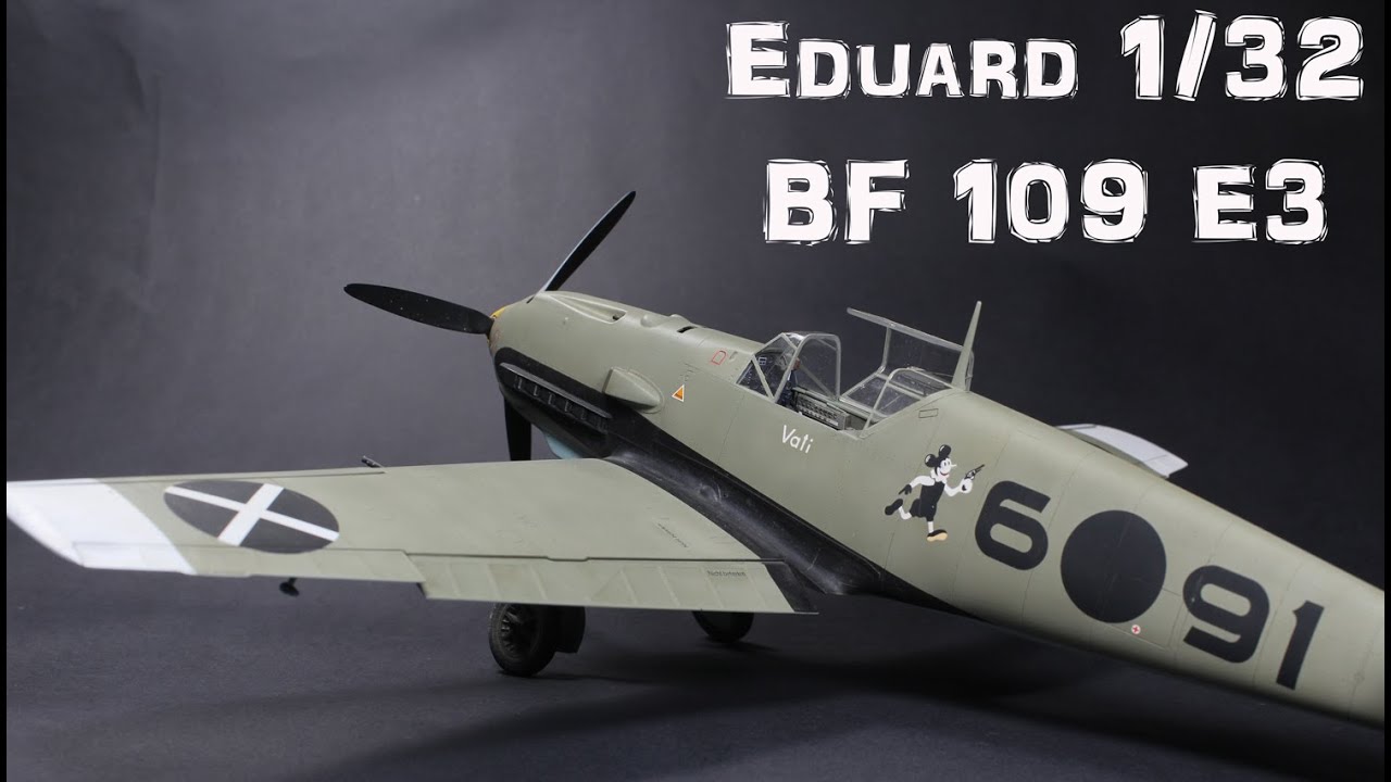 Eduard 1/32 Bf109 E3 Profipack, полная сборка, часть 1