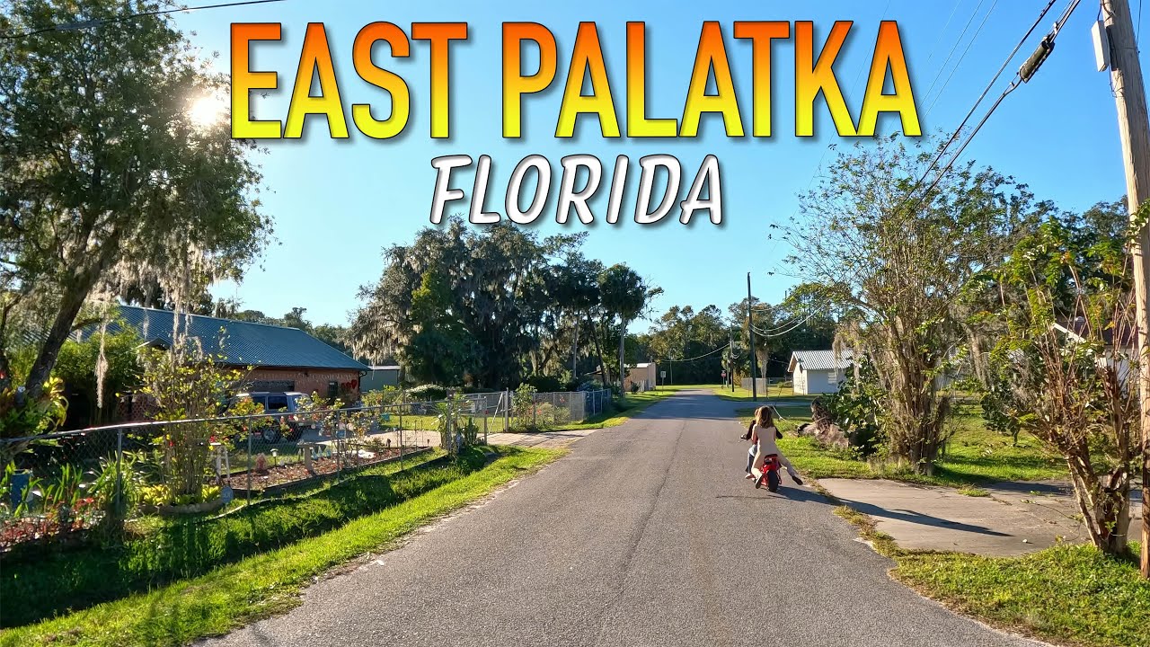 East Palatka Florida Driving Through
