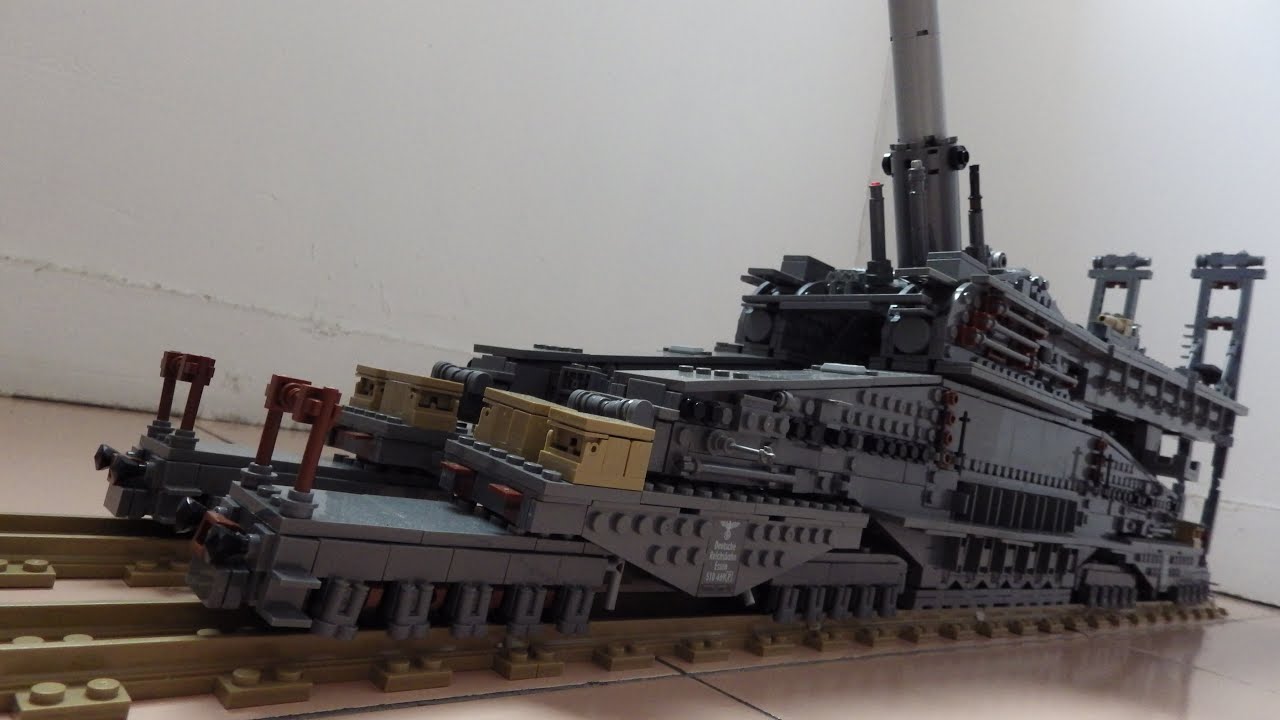 Kazi KY 10005 800mm Rail Gun Dora (Heavy Gustav)