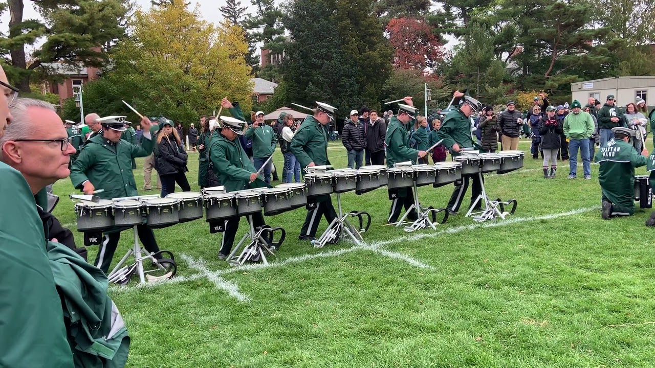 2019 MSU Drumline - 10/26/2019 - Third Quarter Cheer @ Adams Field