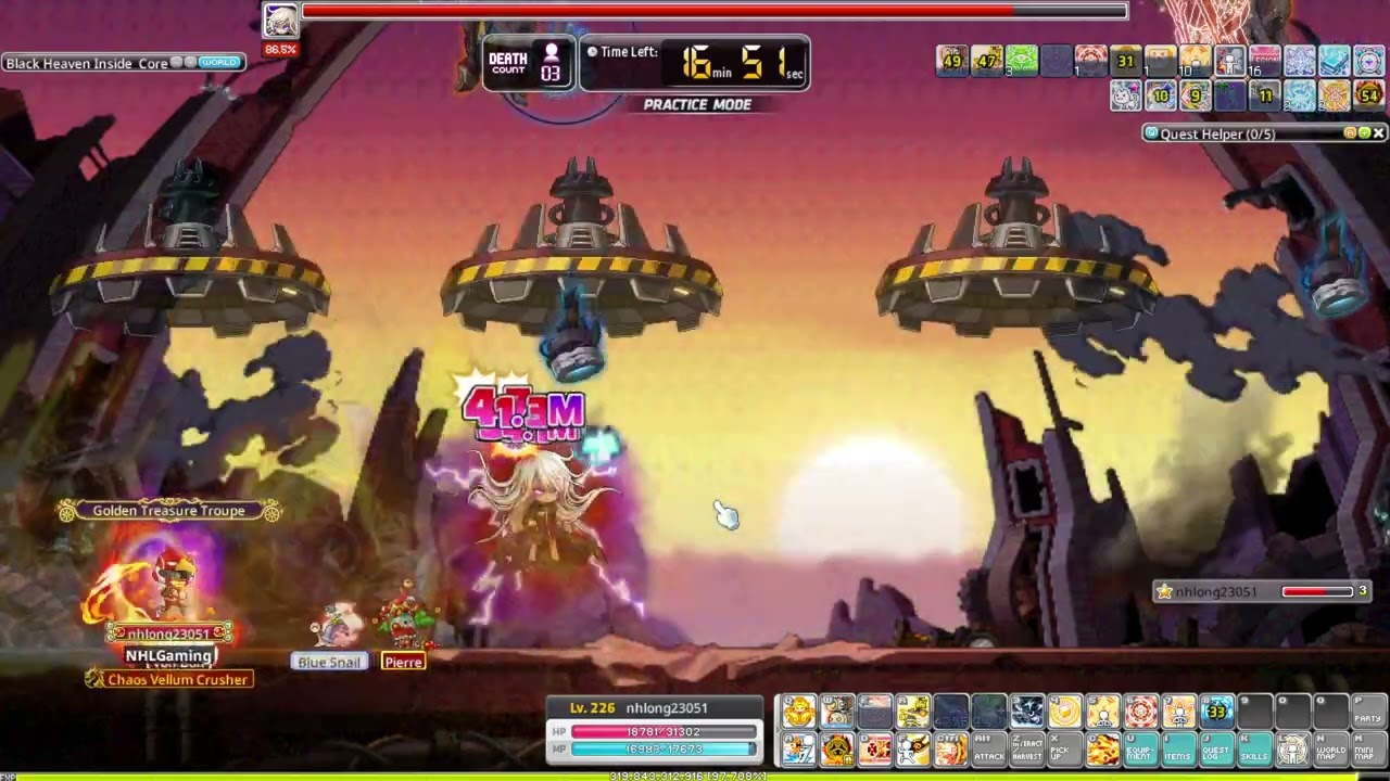 [MapleStoryN] Full Corsair 3m CP solo Lotus